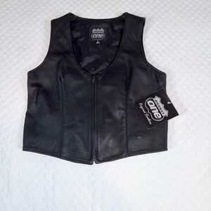 Wilsons Leather Classic Black Vest